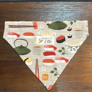 Sushi Themed Dog Scarf